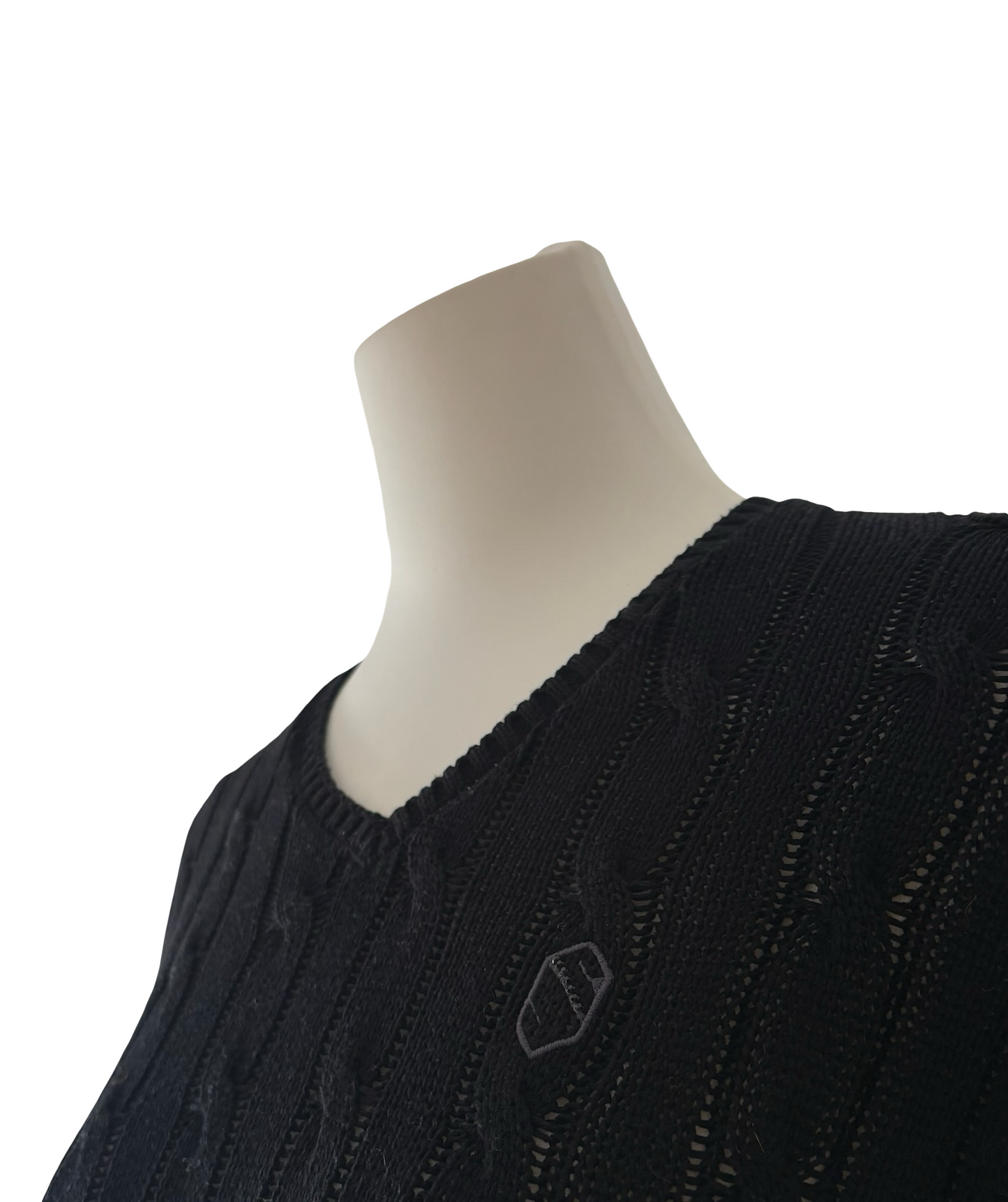 Pull torsadé Samshield - Noir - Taille M
